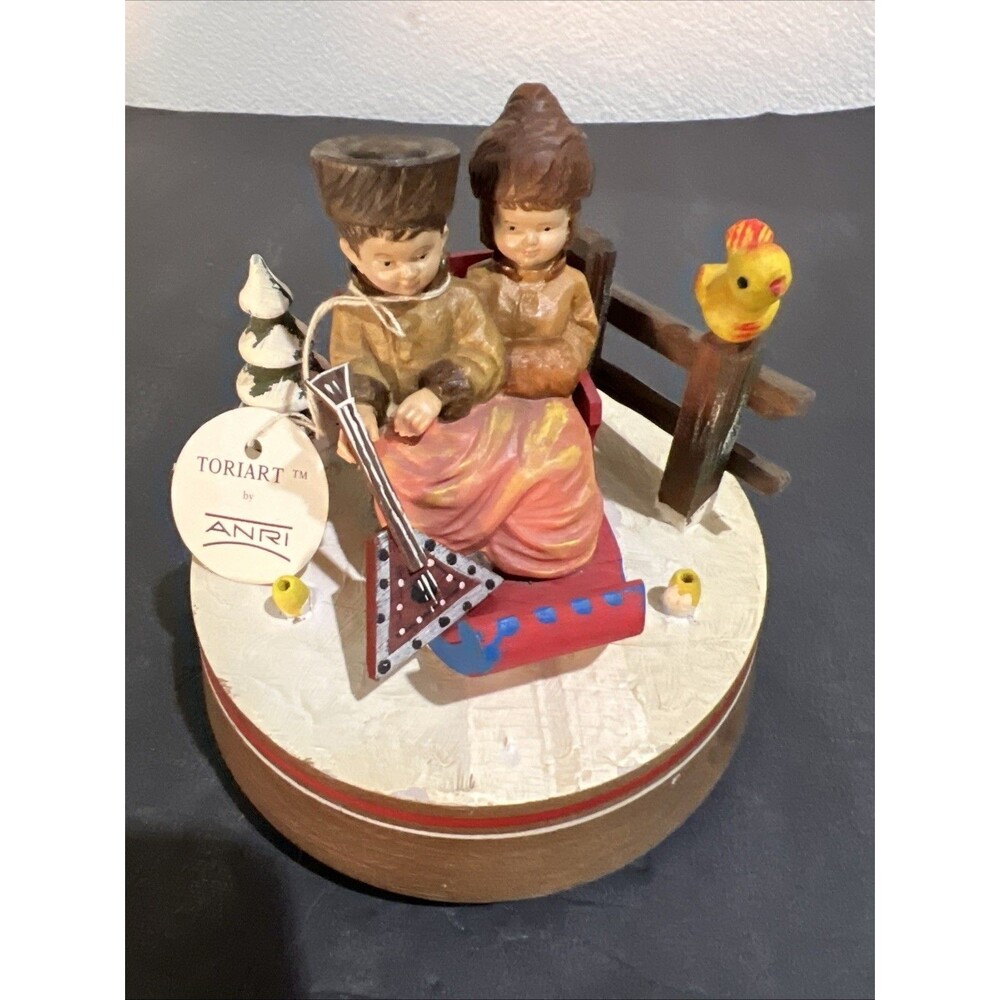 Anri Music Box Italy Doctor Zhivago Laras Theme Works Winter Scene Vintage